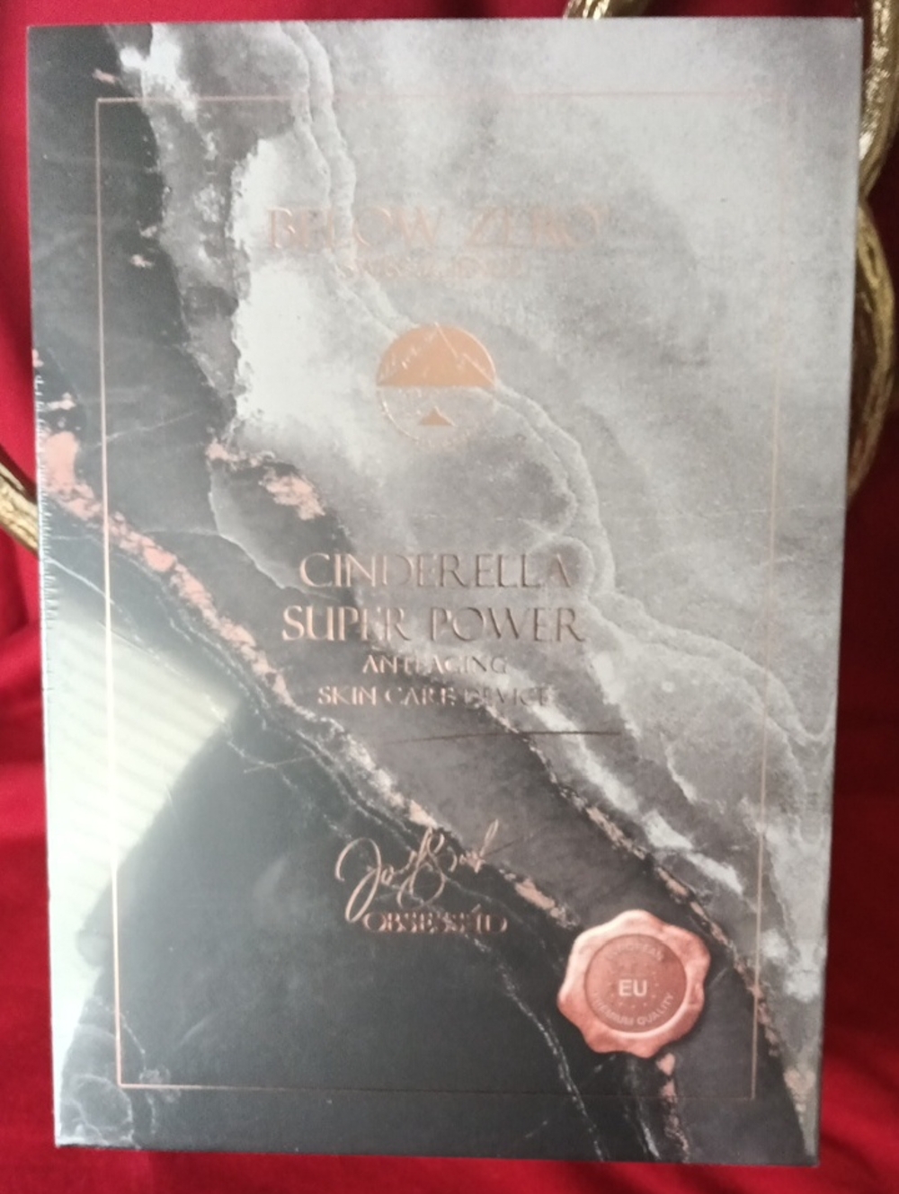 Cinderella Super Power Anti-Aging Skincare Device - Marble Rose Gold Box
